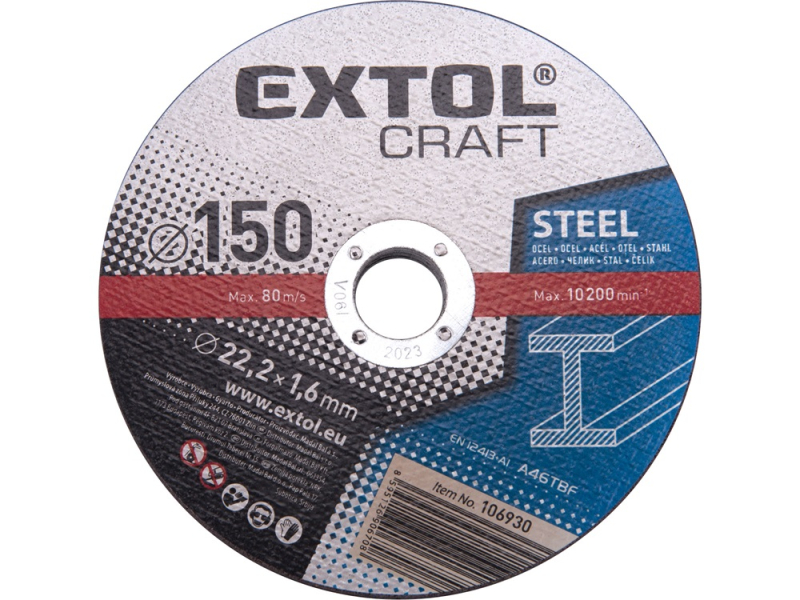 Extol Craft vágókorong acélhoz 50×1,6×22,2mm (106930)
