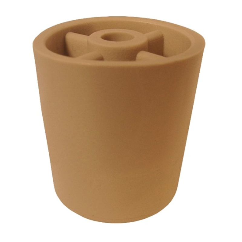 Ajtóütköző műanyag d=27x30mm fehér (3352000)