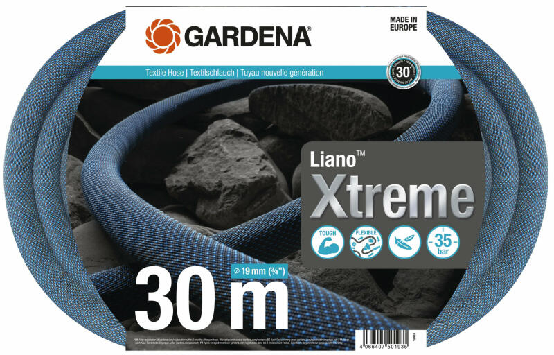Gardena Liano Xtreme textiltömlő 
19 mm (3/4'), 30 m (18484-20)