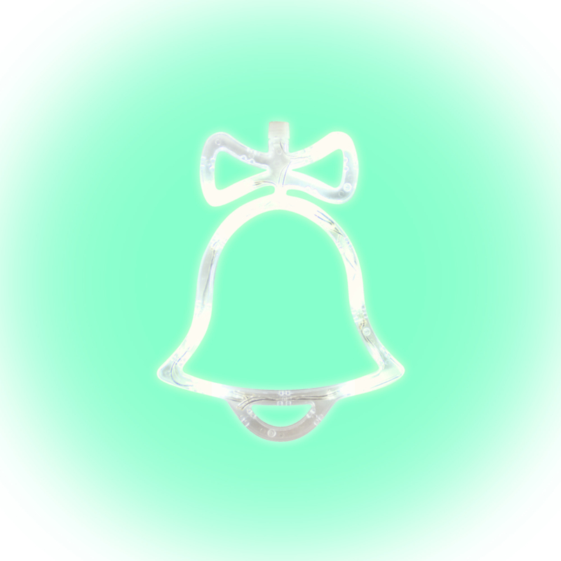 Home LED-es ablakdísz, harang (KID 415)