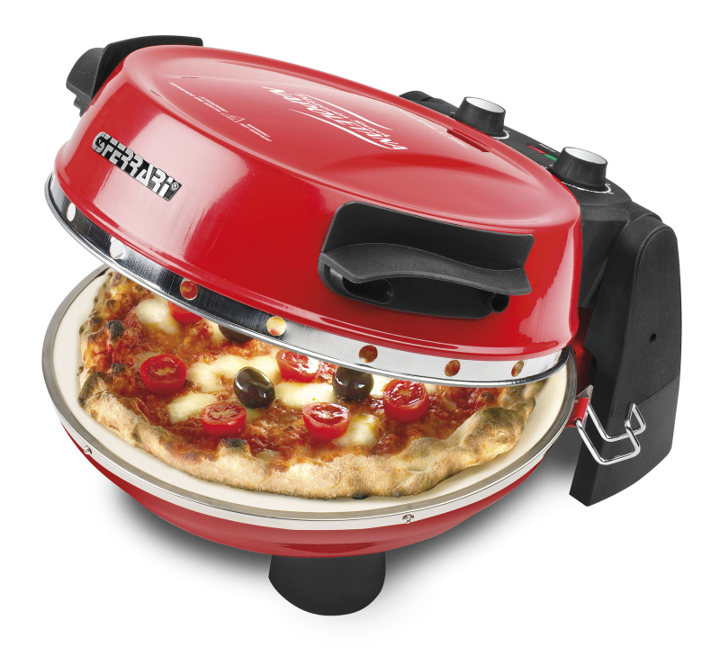 G3 Ferrari G10032 Forno Pizza Plus Snack Napoletana pizzasütő, piros (12199)