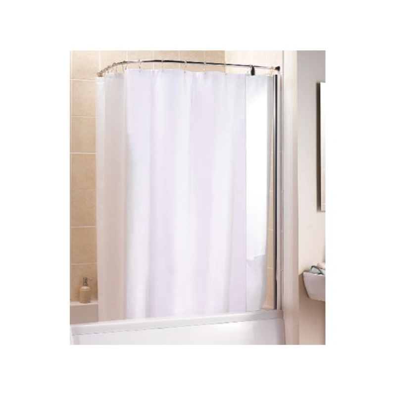 Zuhanyfüggöny tartó sarok 80 x 80 cm fehér (3361988)