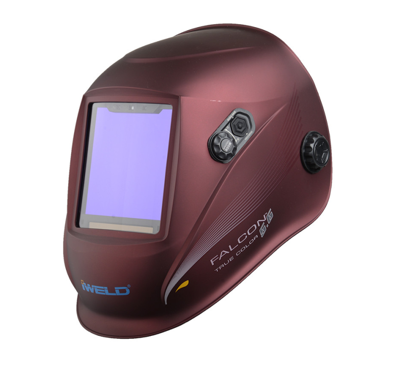 Iweld Falcon 5.6 automata hegesztő fejpajzs, burgundi-metál (8FALCN55TCRED)