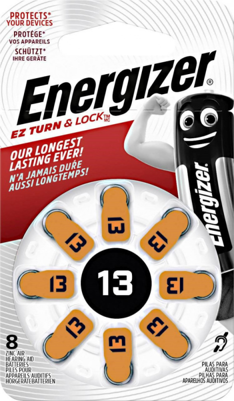 Energizer Zinc Air 312 elem hallókészülékhez 8db/csomag (NZSHZ02)