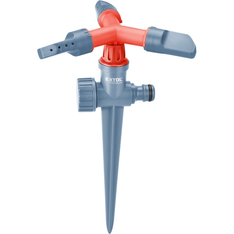 Extol Premium locsoló, leszúrható háromágú forgó, műanyag; kuplung csatlakozóval (8876463)