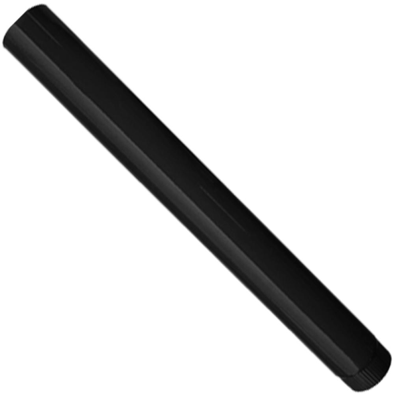 Füstcső 1000 mm fekete fi 120 mm (13655)