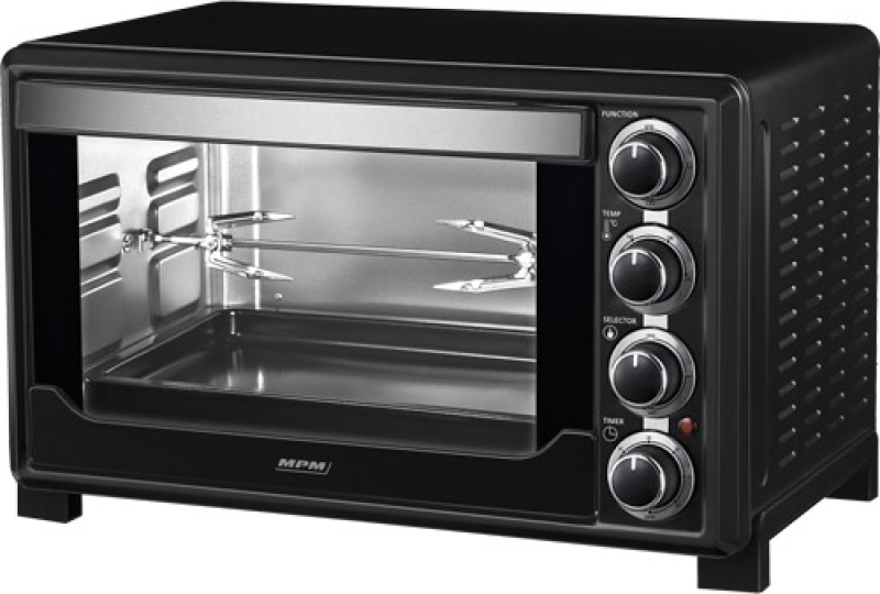 MPM grillsütő 1600W, 32 L fekete (MPE-05/T)