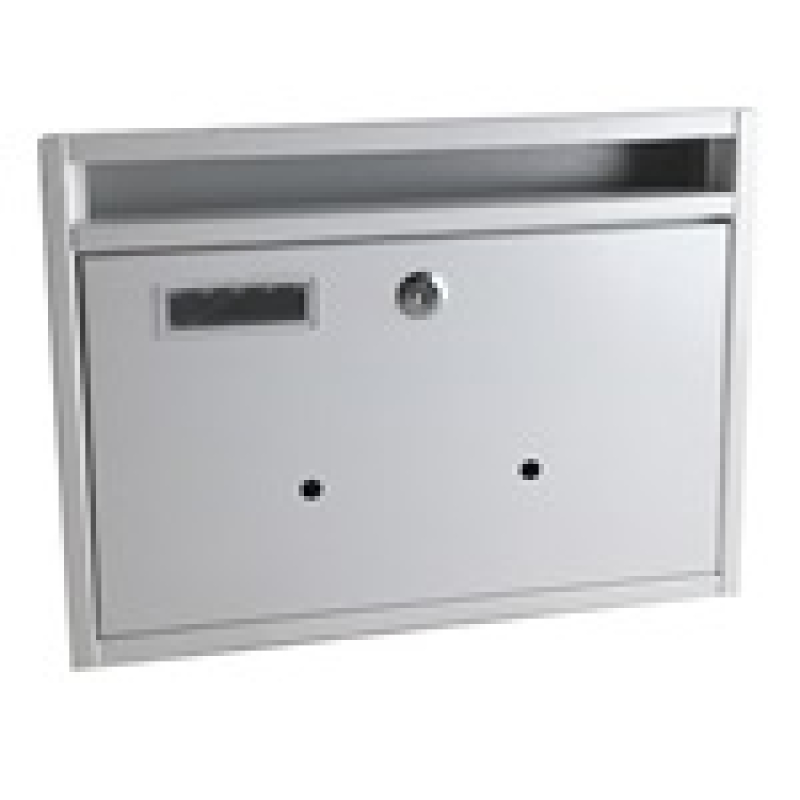 Postaláda A4-s fekvő záras fehér névtartóval CS (3490008)