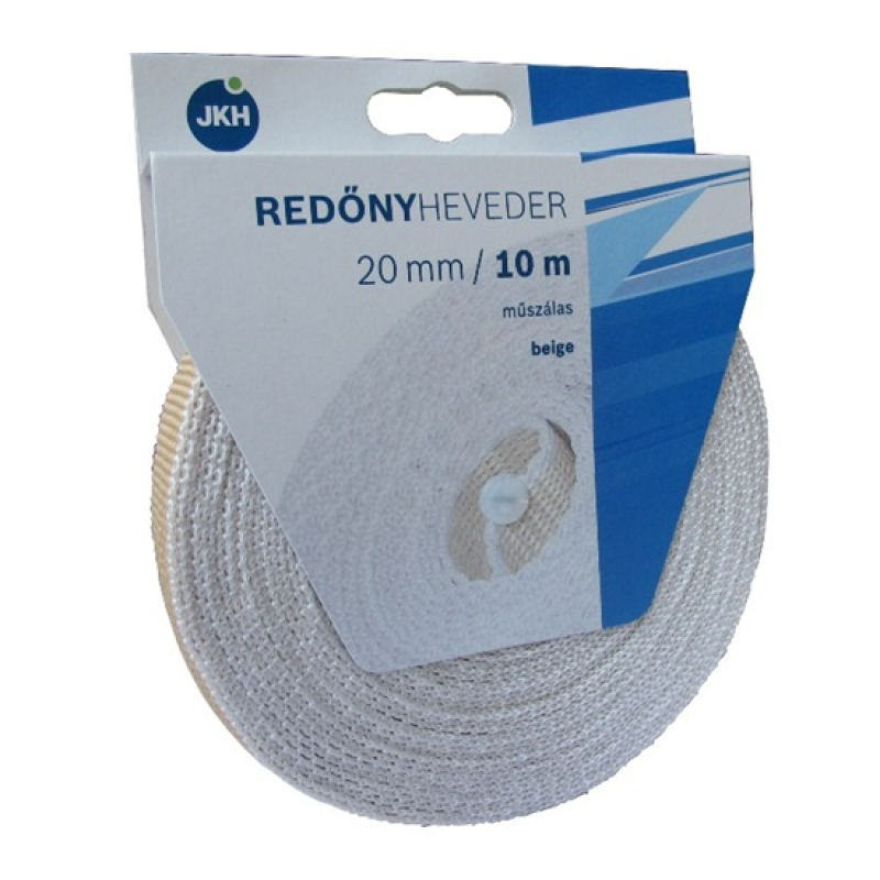 SB redőnyheveder műszál 20mm beige 10fm (3954981)