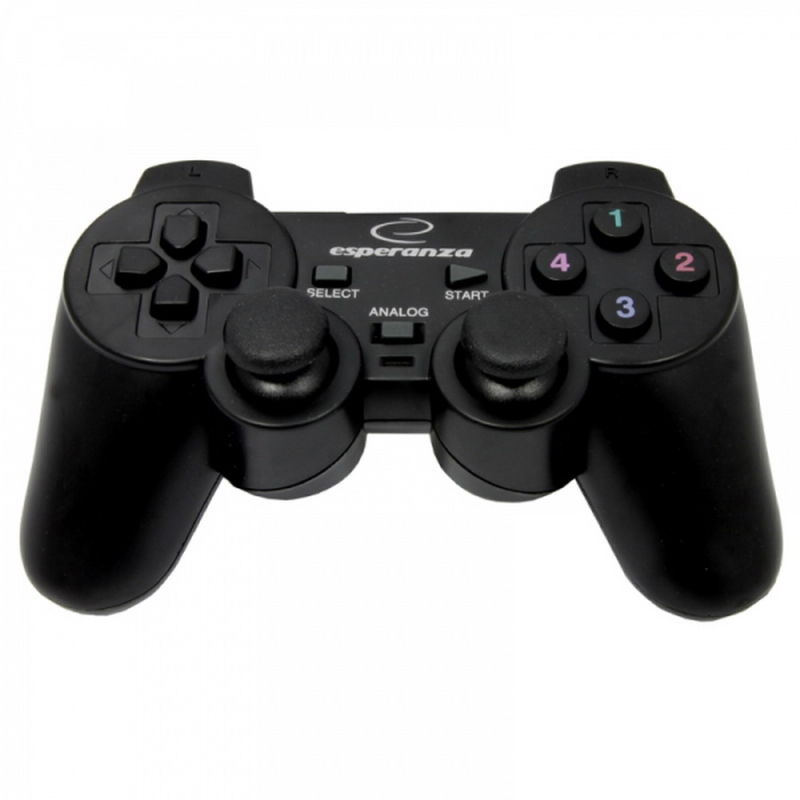 Esperanza Warrior EG102 vibrációs gamepad PC, fekete