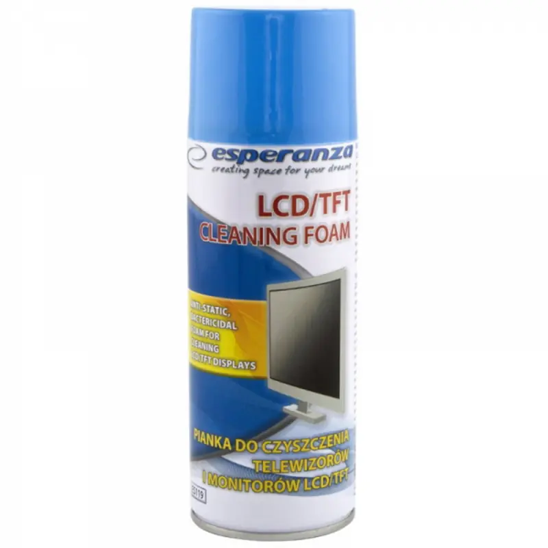 Esperanza ES119 LCD/TFT tisztítóhab, 400 ml