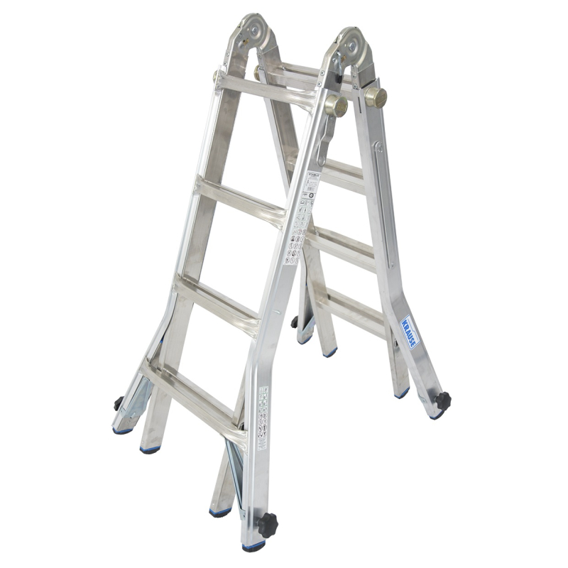 Krause Stabilo teleszkópos csuklós létra 4x4 (133977)