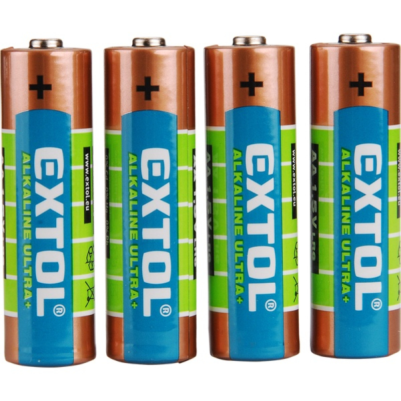 Extol elem készlet 1,5 V AA, LR6 4db (42011)