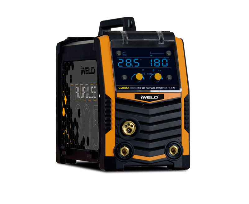 Iweld Gorilla Pocketmig 205 Alupulse Silverback hegesztő inverter (80POCMIG205ALUP)