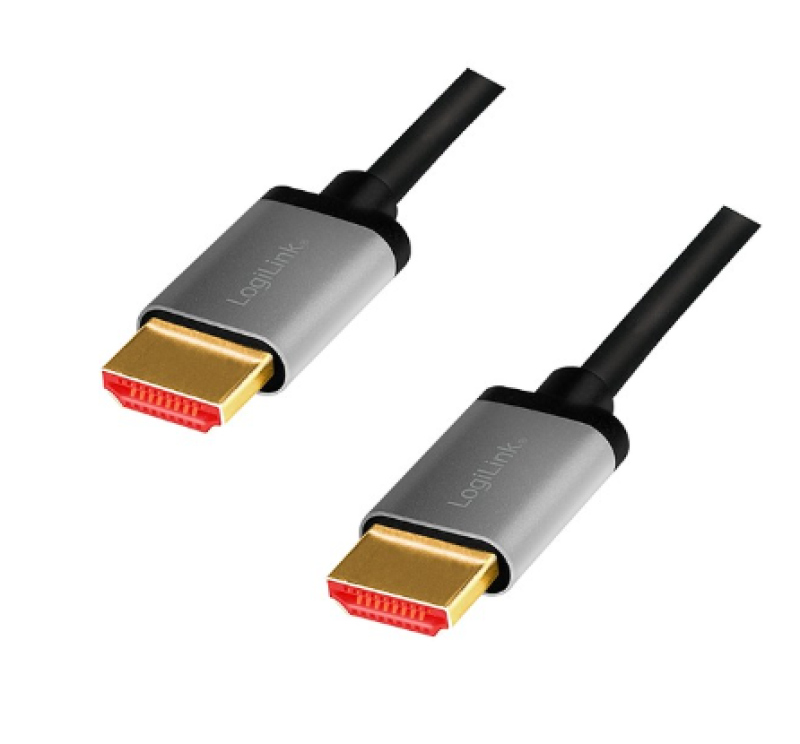 Logilink HDMI kábel, A/M - A/M, 8K/60 Hz, alu, 3 m