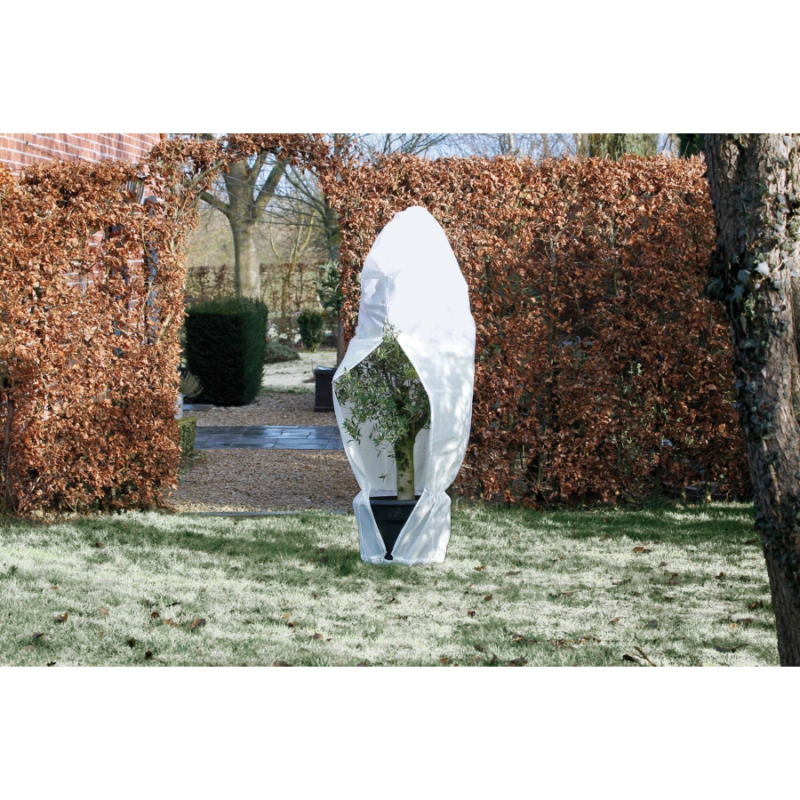 Nature téli takarófólia cipzárral, fehér, 200x250x314cm, 70g/m2 (6030132)