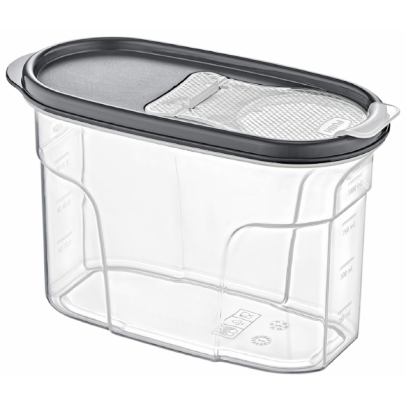 Szárazáru tároló zárható kiöntőnyílással 1,2L (16498)