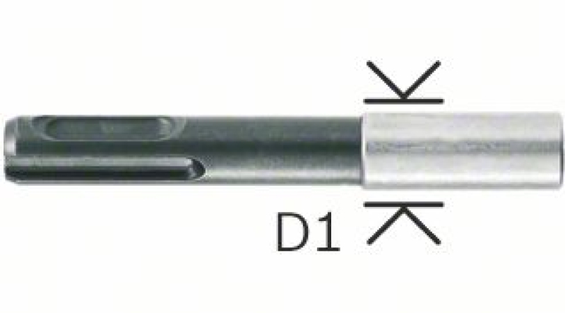 Bosch mágneses univerzális tartó SDS-plus befogószárral 78 mm (2607000206)