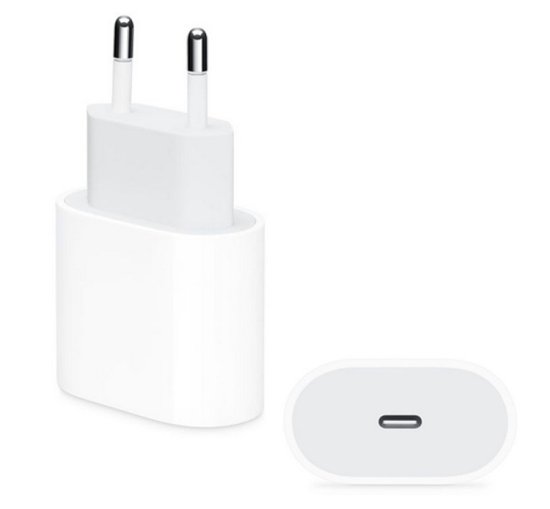 Apple hálózati töltő Type-C aljzat (20W, PD gyorstöltő, MUVV3ZM/A és MHJE3ZM/A utód) FEHÉR