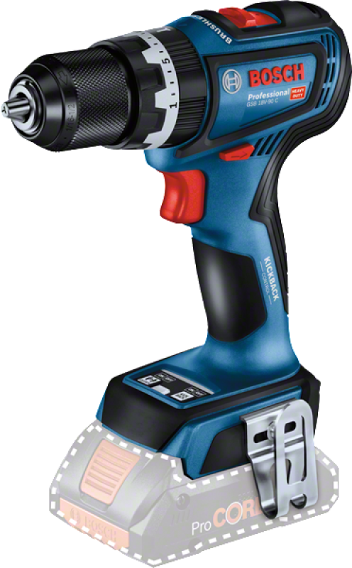 Bosch GSB 18V-90 C akkus ütvefúró-csavarozógép, akku és töltő nélkül (06019K6100)