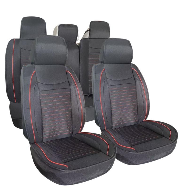 UL-AI2389BR  Légzsákos üléshuzat Szett Piros Fekete