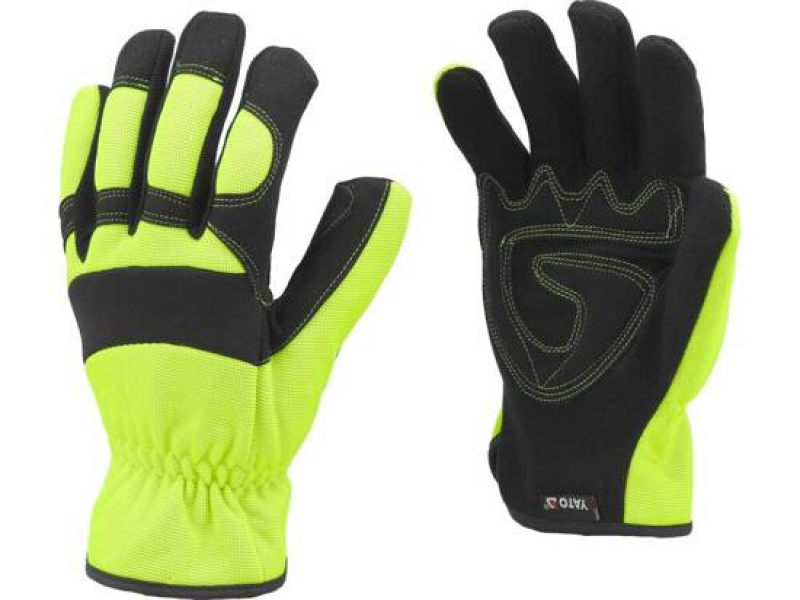 Yato védőkesztyű 9-es, sárga-fekete (YAT-74667)