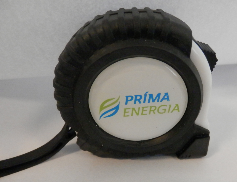 Prímaenergia mérőszalag, fehér színben