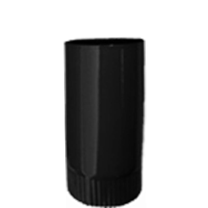 Füstcső 250 mm fekete fi 130 mm (13669)