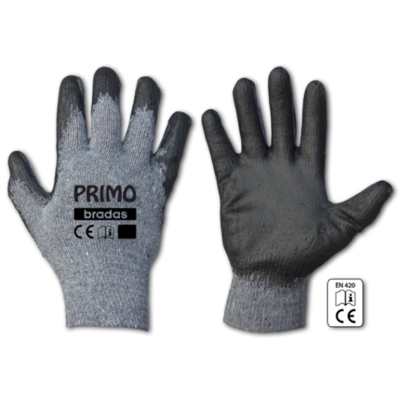 Bradas prue gray kesztyű 10-es (RWPGY10)