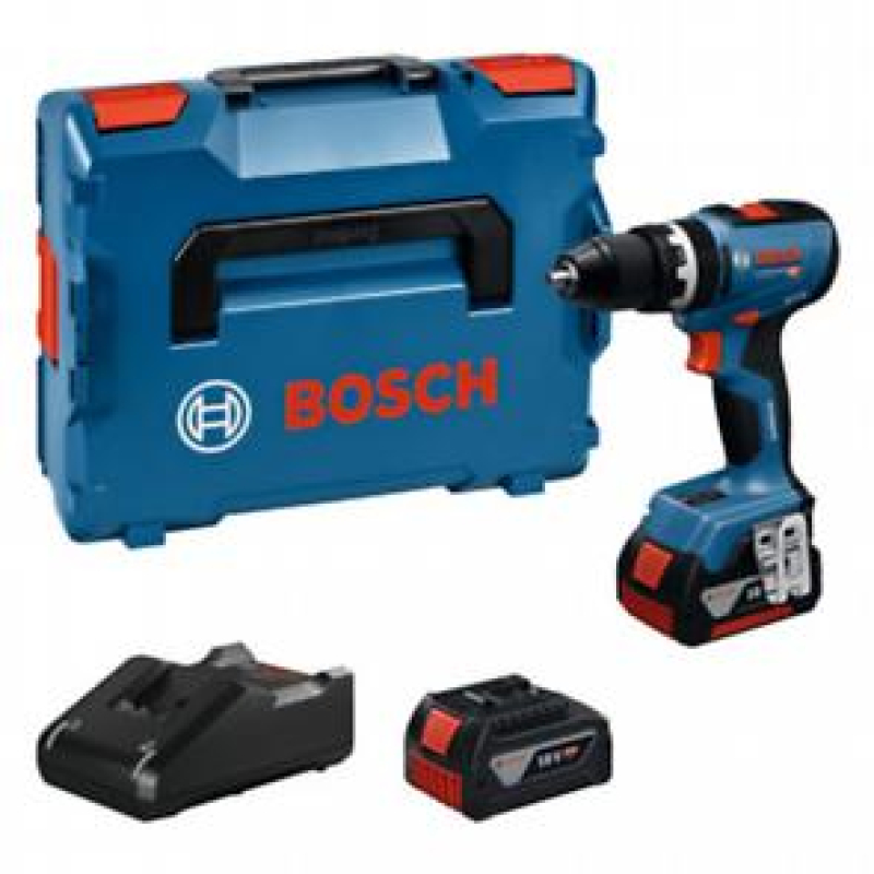 Bosch GSB 18V-65 akkus ütvefúró-csavarozó szettben (06019N3303)