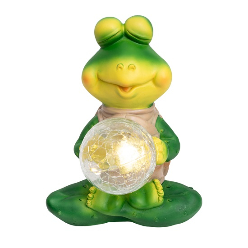 Home napelemes kerti lámpa, béka (MX 642)