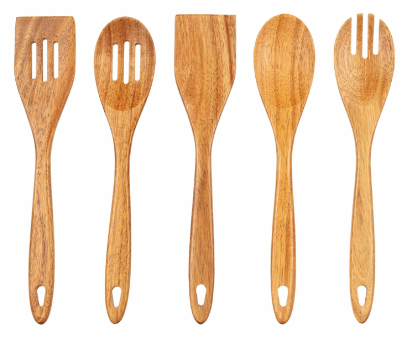 MPM Smile akácfa fakanál készlet, 5db (SAK-7)