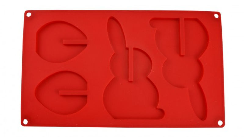 3D nyuszi és tojás csokiforma (28181)