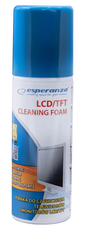 Esperanza ES101 LCD/TFT képernyő tisztítóhab, 100 ml