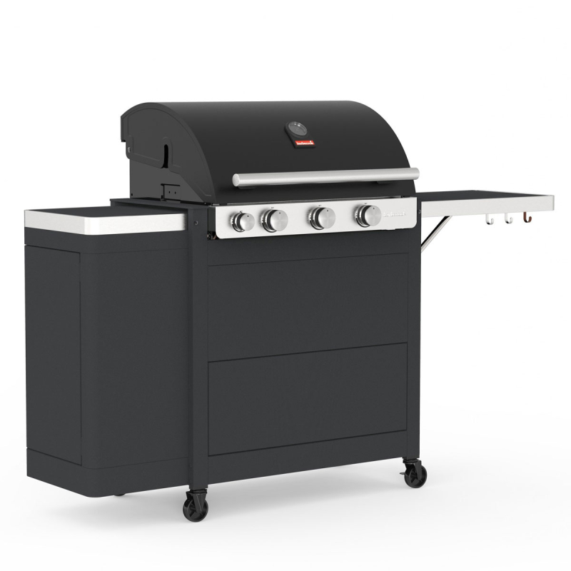 Barbecook gázgrill Stella 3221, fekete fiókokkal (BC-GAS-2037)