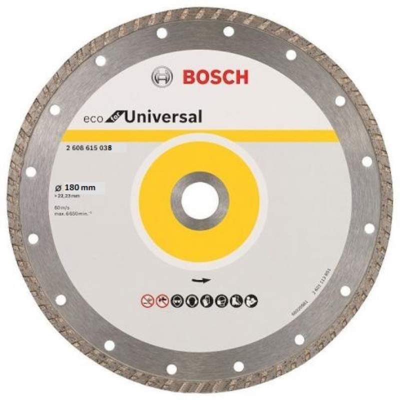 Bosch ECO for Universal Turbo Gyémánt vágótárcsa 180x22,33 mm (2608615038)