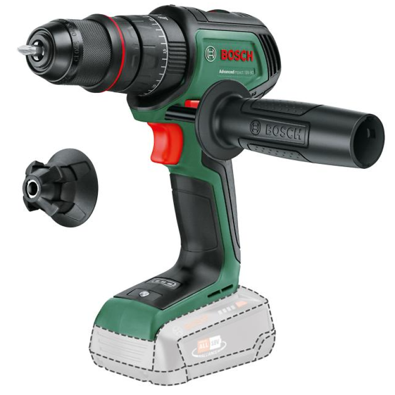Bosch AdvancedImpact 18V-80 QuickSnap akkus fúró akku és töltő nélkül (06039E2100)