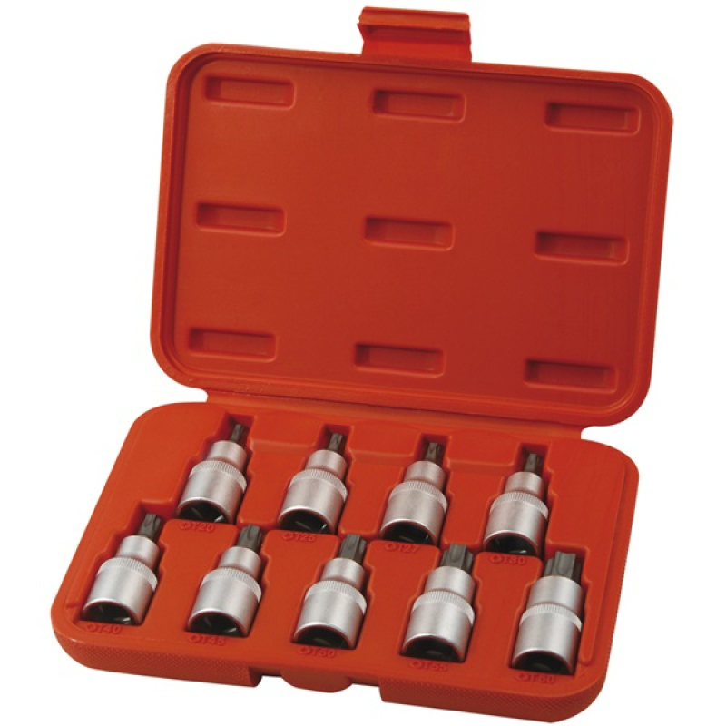 Extol Premium 9 db-os TORX bitdugófej készlet (8818124)