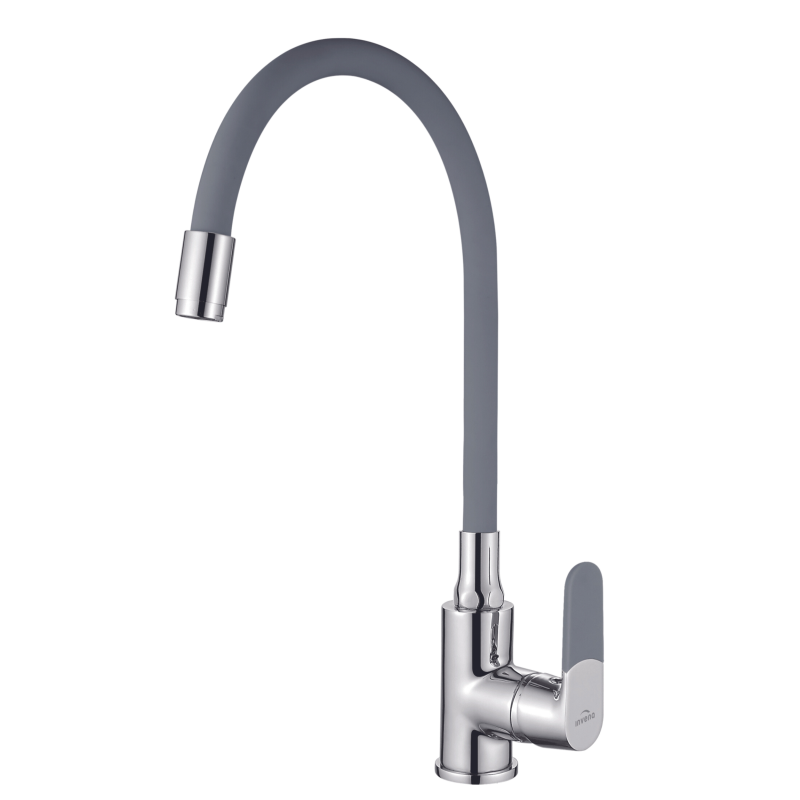 Invena Joga (INV_BZ-32-L05) mosogató csaptelep flexibilis kifolyóval, szürke