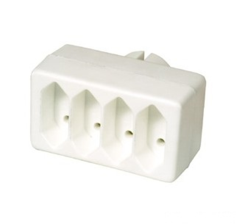 Home hálózati elosztó, 4 euro aljzat (NV 24/WH)