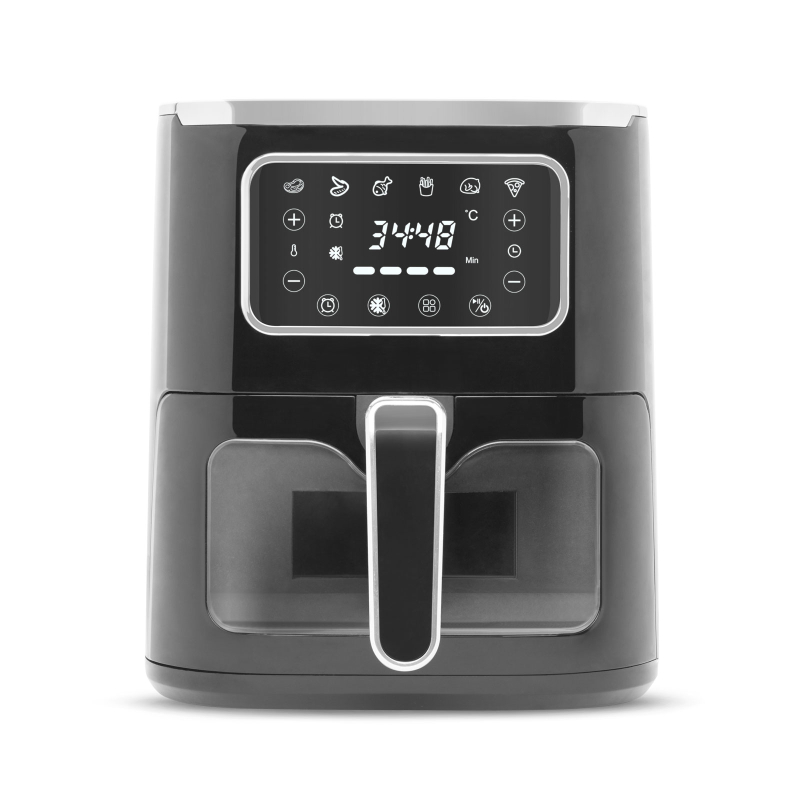 Bewello olaj nélküli fritőz 5L, 1450W, érintőgombos (BW1002B)