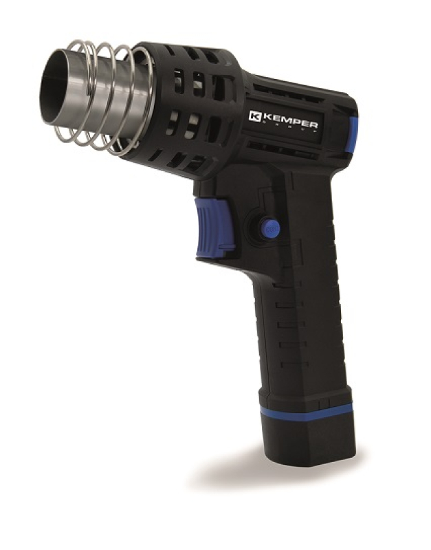 Kemper újratölthető gázos hőlégfúvó készlet patronnal, 360° (K-1068C)