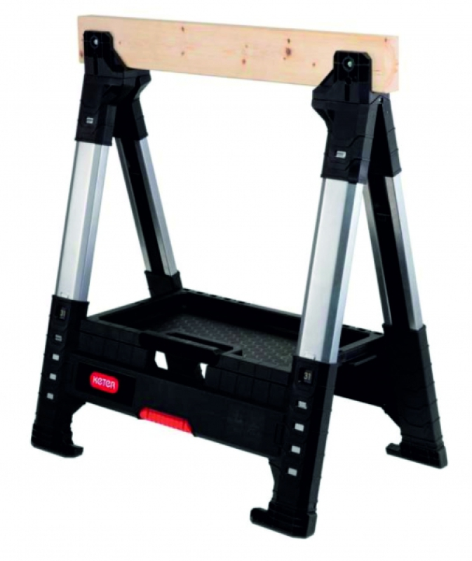 Keter fűrészbak fekete/ezüst (238271)