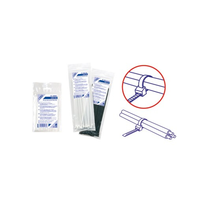 SAL Kábelkötegelő, 250 x 4,8 mm (CT 250/4,8)