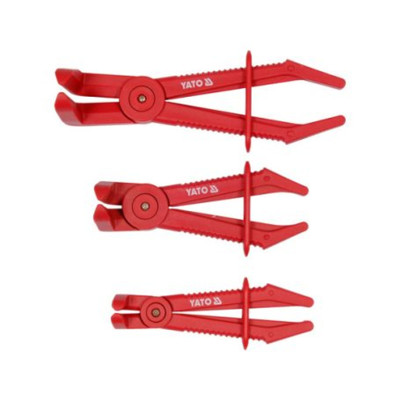 Yato flexibilis hajlított csőszorító készlet, 3db (YAT-08403)