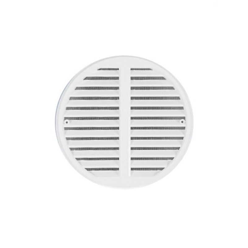 Szellőzőrács kerek állítható d=75-125mm műanyag fehér (3364645)