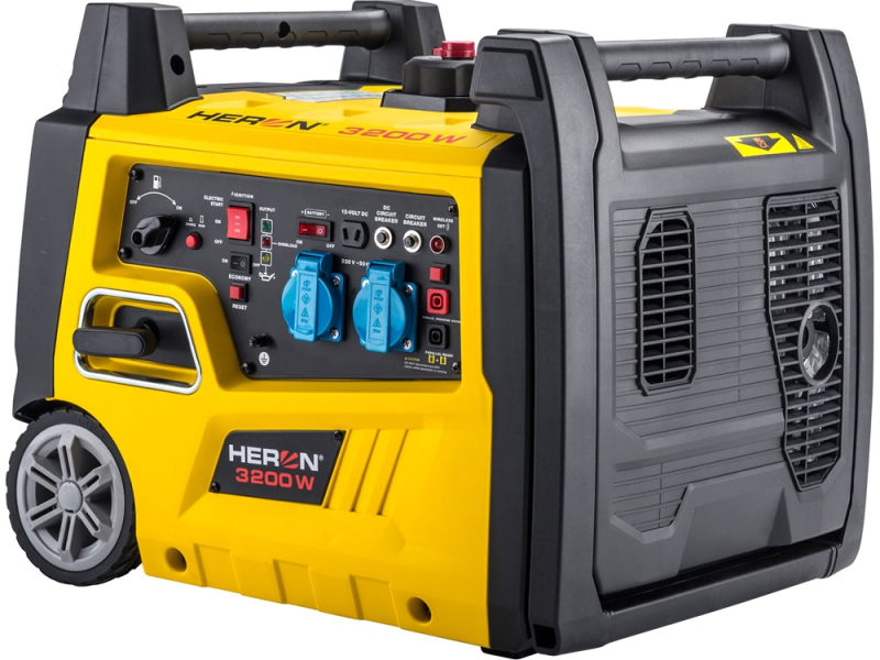 Heron benzinmotoros áramfejlesztő, táv- és önindítóval, 1 fázisú, inverteres (8896222)