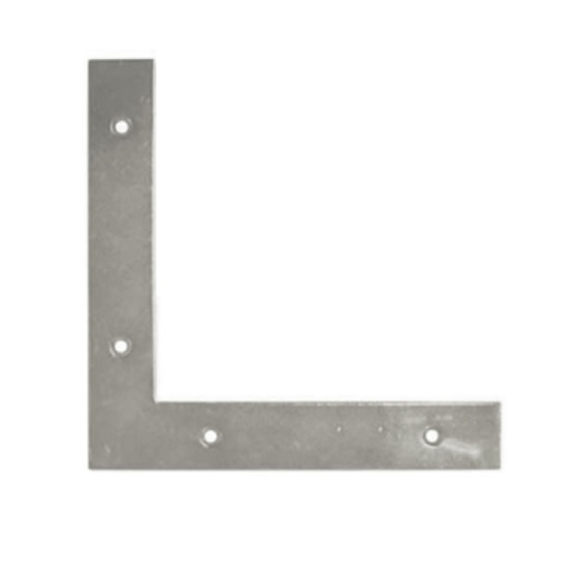 Ablakszegletvas erős szögletes 120 x 120 x 18 / 2 mm horganyzott (ET) (3254256)