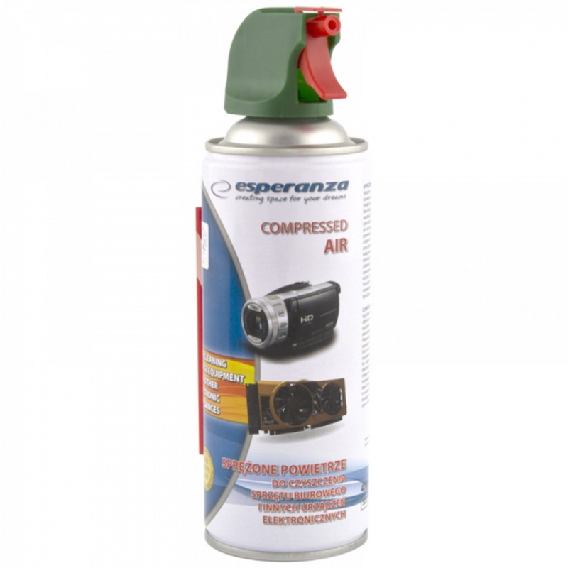 Esperanza ES120 sűrített levegő spray, 400 ml