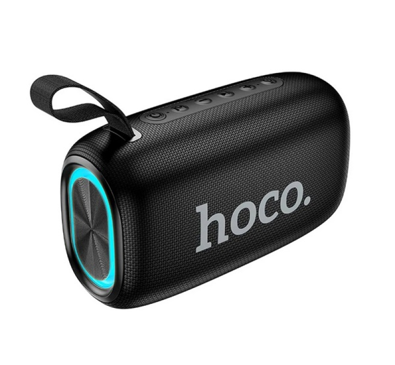 HOCO HC25 bluetooth hordozható hangszóró (v5.2, 2x10W, TF/microSD kártyaolvasó, FM rádió, AUX) FEKET